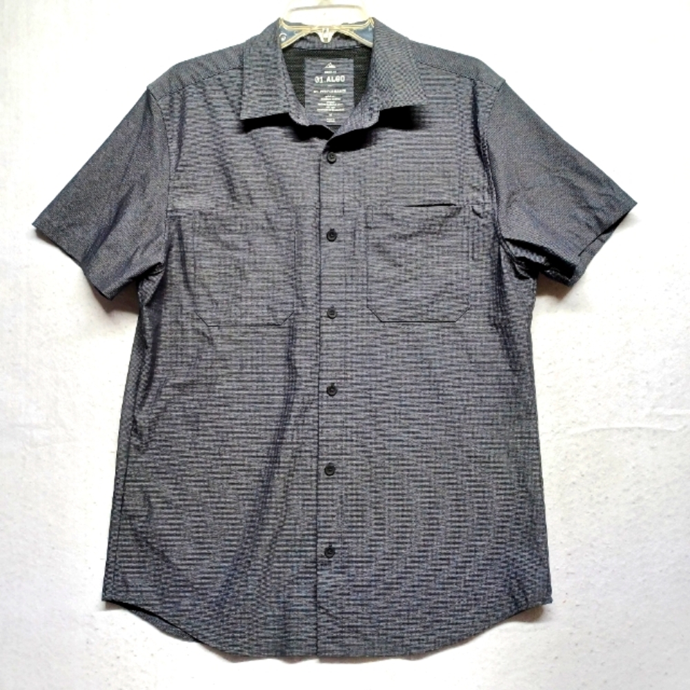 01.Algo Performance Short Sleeve Button Up Shirt … - image 1